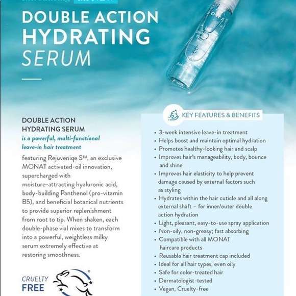 Monat Double Action Hydrating Serum NWOT - Picture 6 of 6